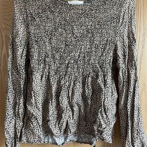 Cheetah print top